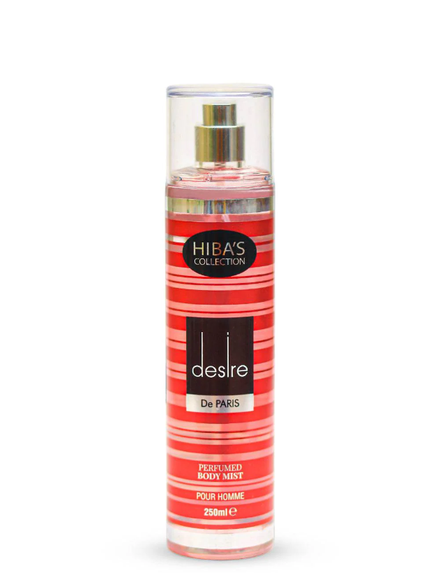 Hiba's Collection (Desire De Paris Body Mist For Men) 250ml
