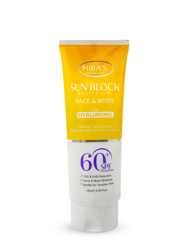 Hiba's Collection Sun Block (Spf 60+) 100 ml